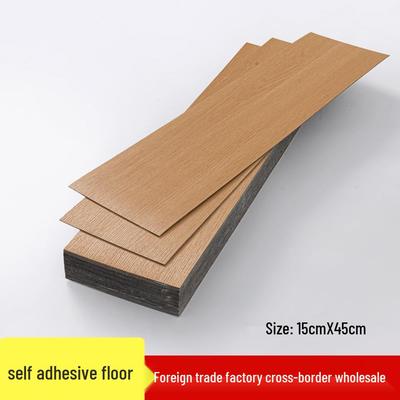 Waterproof Self-Adhesive Wood Grain Floor & Wall Sticker - 45CM for Home or Office Renovation