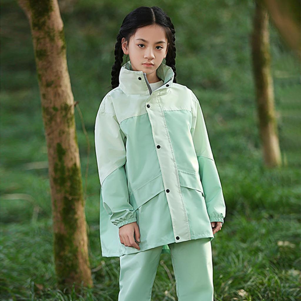 Raincoat for Top and Bottom Rain for Girls and Raincoat for Elastic Compatible with School Transparent High for for Rain for Field Rainy with Mobile 3
