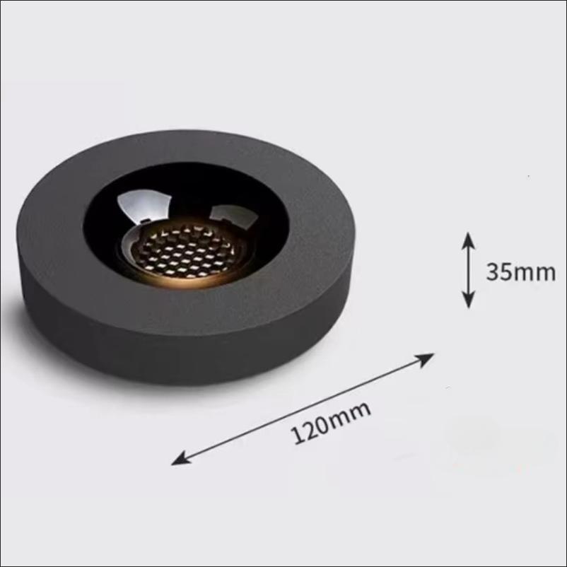Fashionable ultra-thin 3.5CM surface mounted anti glare full spectrum COB tube lamp, home living room hallway, no opening
