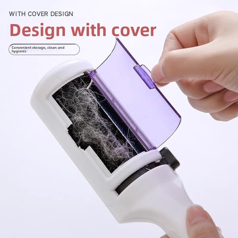 Micro Static Cling Remover for Clothes - A Dry Cleaning and Dust Removal Brush with Bristles for Removing Hair From Coats and Clothes.