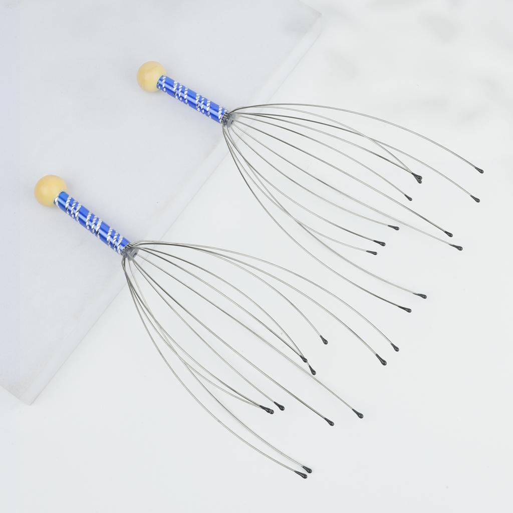 1/2sopus Head Massager Scalp Massage Claw Soul Extractor Relieves Tension Muscle Relaxation Relief Tiredness Massager Care Tools