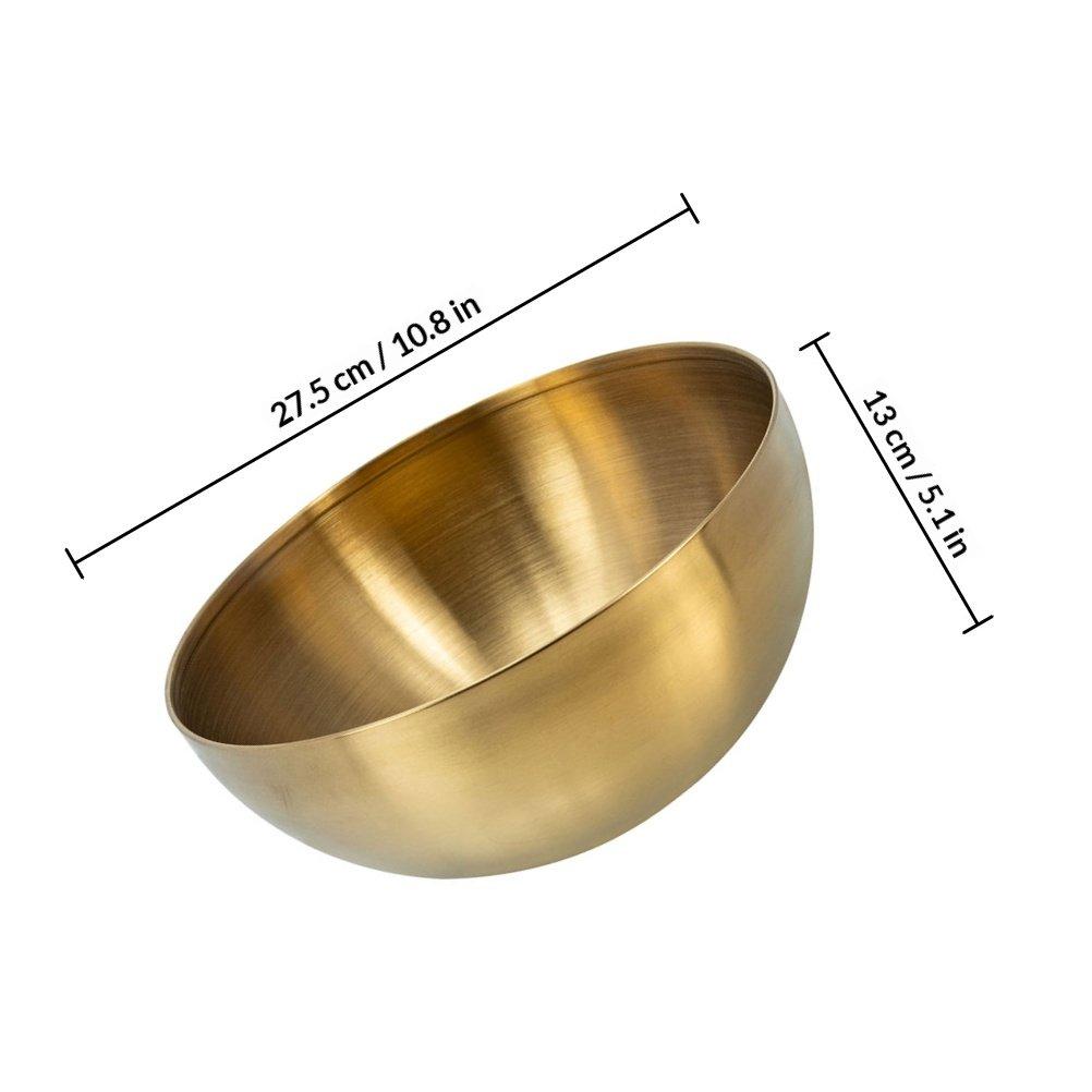 3pcs Stainless Steel Salad Set Creative Kitchen Serving Bowl For Fruit Dessert Snack Multi-Function Food Accessories Household