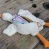Cute Plush Goose Pen Pouch Pencil Case Doll Animal Storage Case