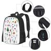 Tree Study ( Closer Placement ) 3d Print Design Backpack Student Bag Tree Ink Nature Flora Blooming Sumi