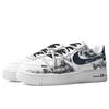 Nike Air Force 1 Leder Rutschfest Dämpfung Abriebfest Niedriger Schaft Skateboard Schuhe Herren Tintenblau CW2288-111(TeamM-S-BOX)