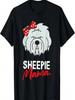 Old English Sheepdog Sheepie Mama Hund Damen Geschenk T-Shirt