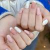 Su He 2026 Wheat Ear Translucent Wearable Nails - Simple Square/Round Design