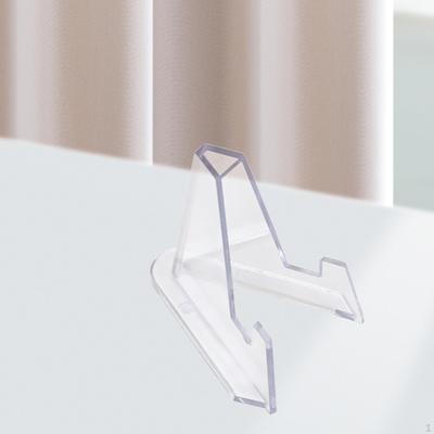 Card Holder Stand Display Small Easel Rack Clear for Plaques Challenge Medals