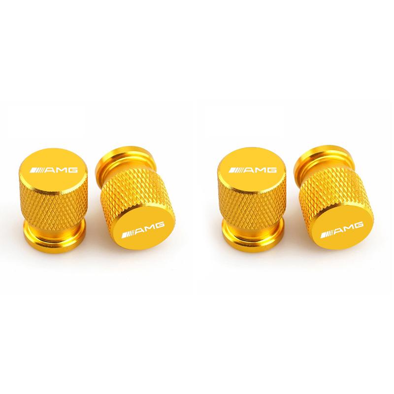 Car Wheel Tire Valve Caps Tyre Stem Covers Airdust Waterproof For Mercedes-Benz AMG CLA CES CLS GLK CLK CLG GLE GLC Accessories