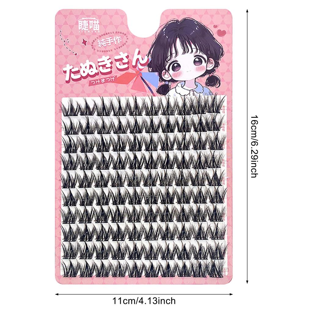 Daily Wispy Fluffy Lash Extension 3D Effect Individual Natural Lashes for Beginner & Proficients Friendly