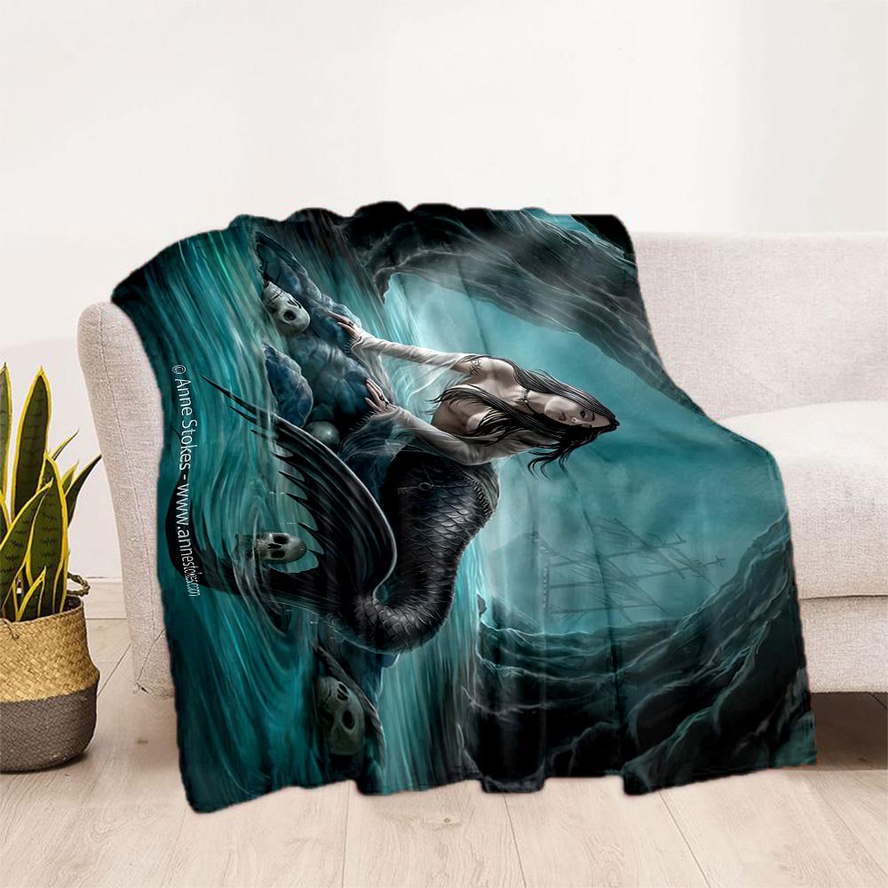 Gothic Style Blanket Durable Comfort Great for Couch Office Chair Picnics Four Seasons Multipurpose Modern Ideal Gift for Friends Family Couples Picni