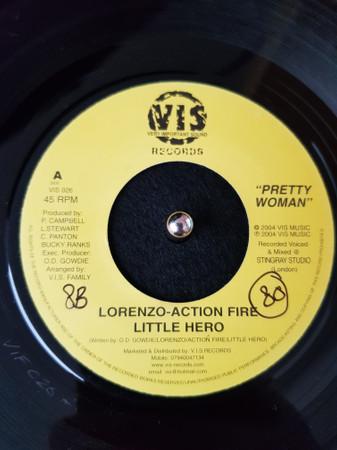 7inch Record LORENZO (10) , LITTLE HERO - Pretty Woman VIS026 Very Important  2004 UK Reggae, Ska & Dub Used