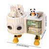 Girls Desk Organizer Pen Holder for Kids Rotating Pen Holder with Drawer Capacity Desktop Organizer Multifunctional for Kids