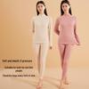 Women's Thickened Semi-High Collar Thermal Underwear Set