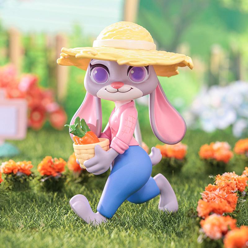 Hot 100% Genuine Toptoy Zootopia Flower Language World Blind Box Handmade Judith Nick Present Ornament In Stock