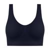 Plus Size One-Piece Seamless Sports Bra, Wireless Removable Pads Thin Running Yoga Athletic Underwear for Women