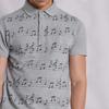 European and American Summer Trend Street Printed Gray Top