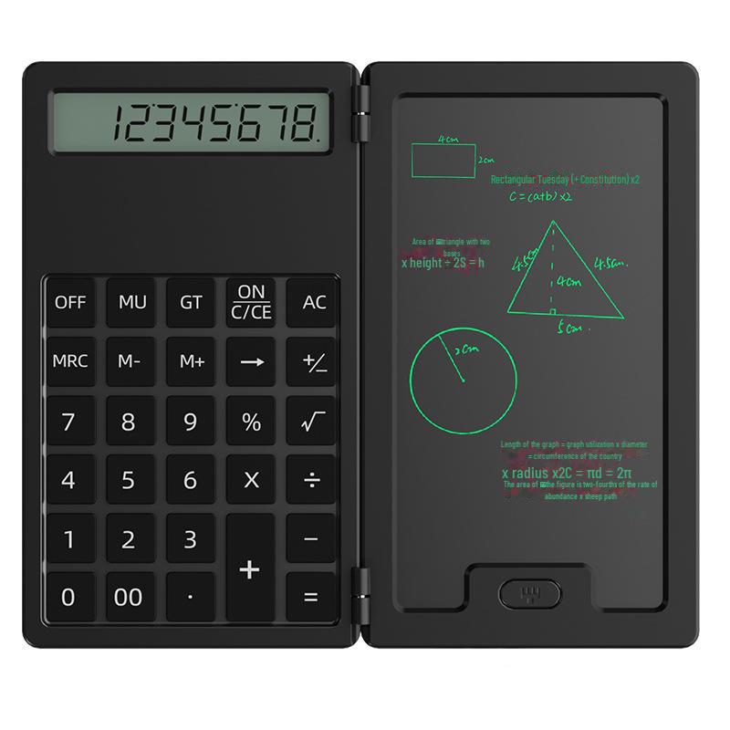 Multifunctional Portable Mini Calculator with Handwriting Board - Perfect for Business, Student, and Office Use