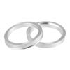 X AUTOHAUX Car Hub Centric Ring Aluminum Alloy Wheel Borealis Spacer 74.1mm OD - 60.1mm Inner Diameter 2pcs