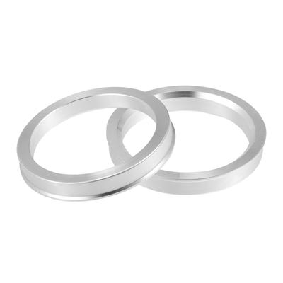 X AUTOHAUX Car Hub Centric Ring Aluminum Alloy Wheel Borealis Spacer 74.1mm OD - 60.1mm Inner Diameter 2pcs