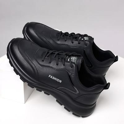Men's Shoes Autumn New Men's Soft-soled Leather Surface Versatile Sports Shoes Breathable Casual Shoes Men's Chef Shoes Non-slip Running Shoes