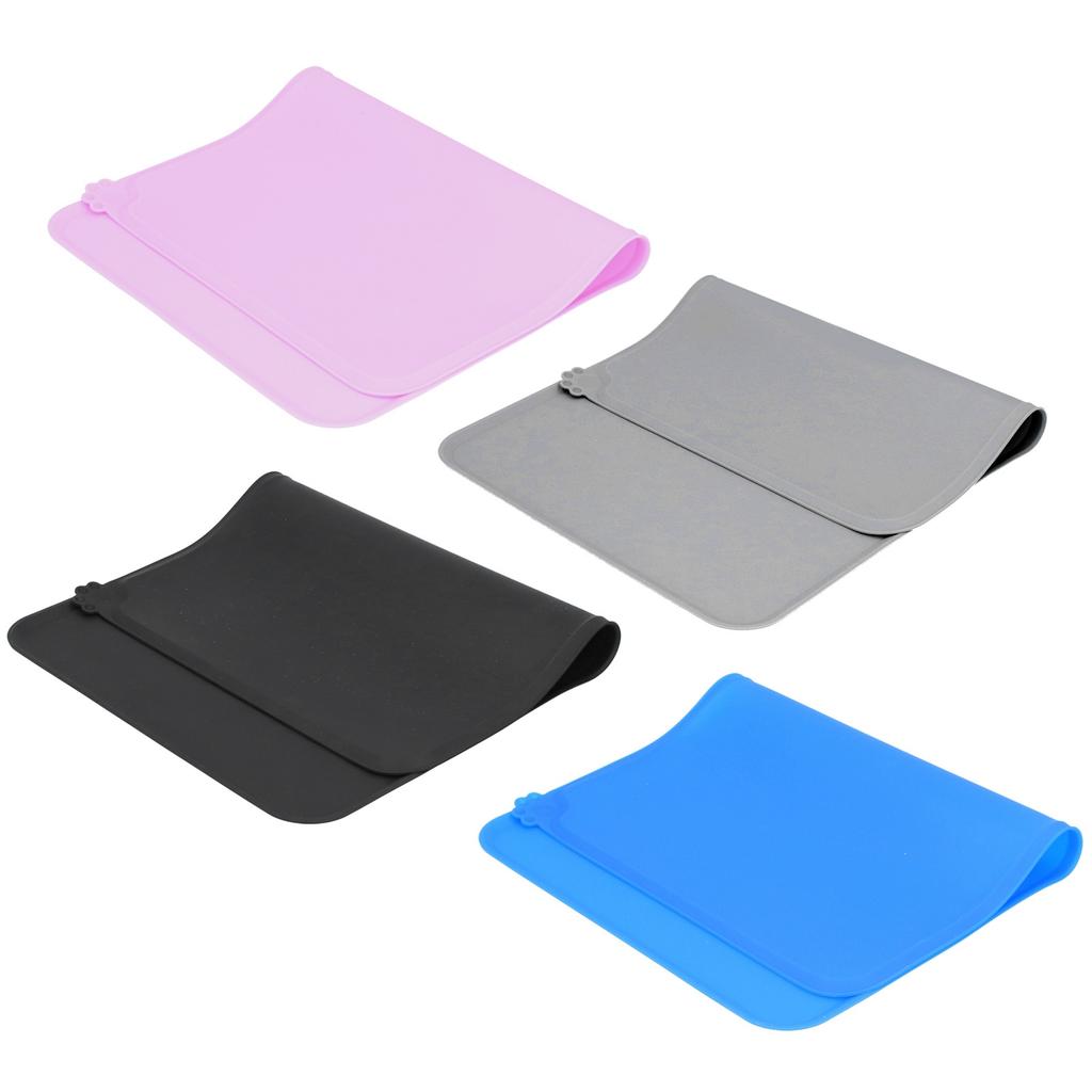 Dog Drinking Pad Smooth Waterproof Strong and Practical Feeding Mat with Soft Silicone Material for Pet Feeding