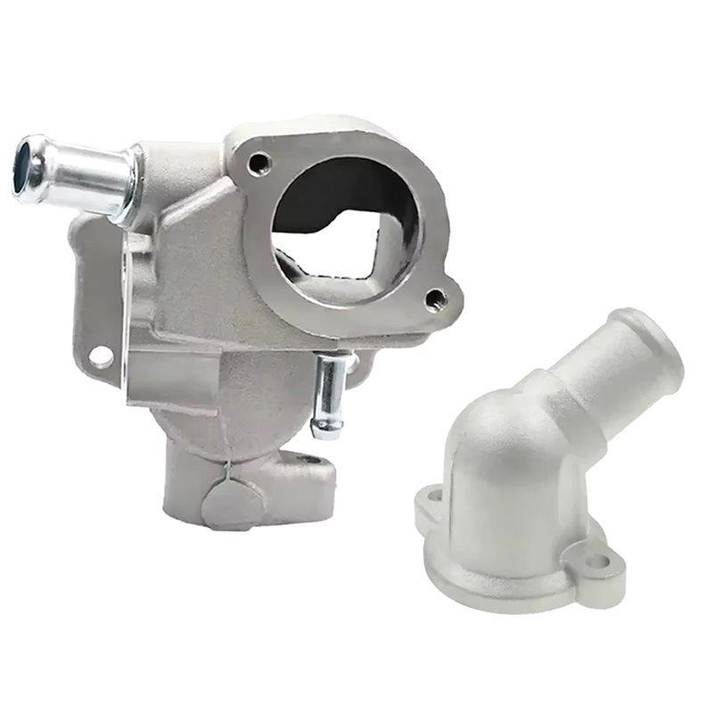 Engine Coolant Thermostat Housing Part Numbers 96666224 96610439 96317980 For Aveo T200 T250 T255 Spark Matiz