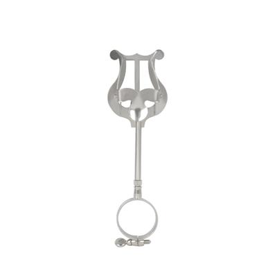 Trumpet Marching Lyre Portable Music Stand Music Sheet Clip Iron Clamp On Holder with Rubber Pad