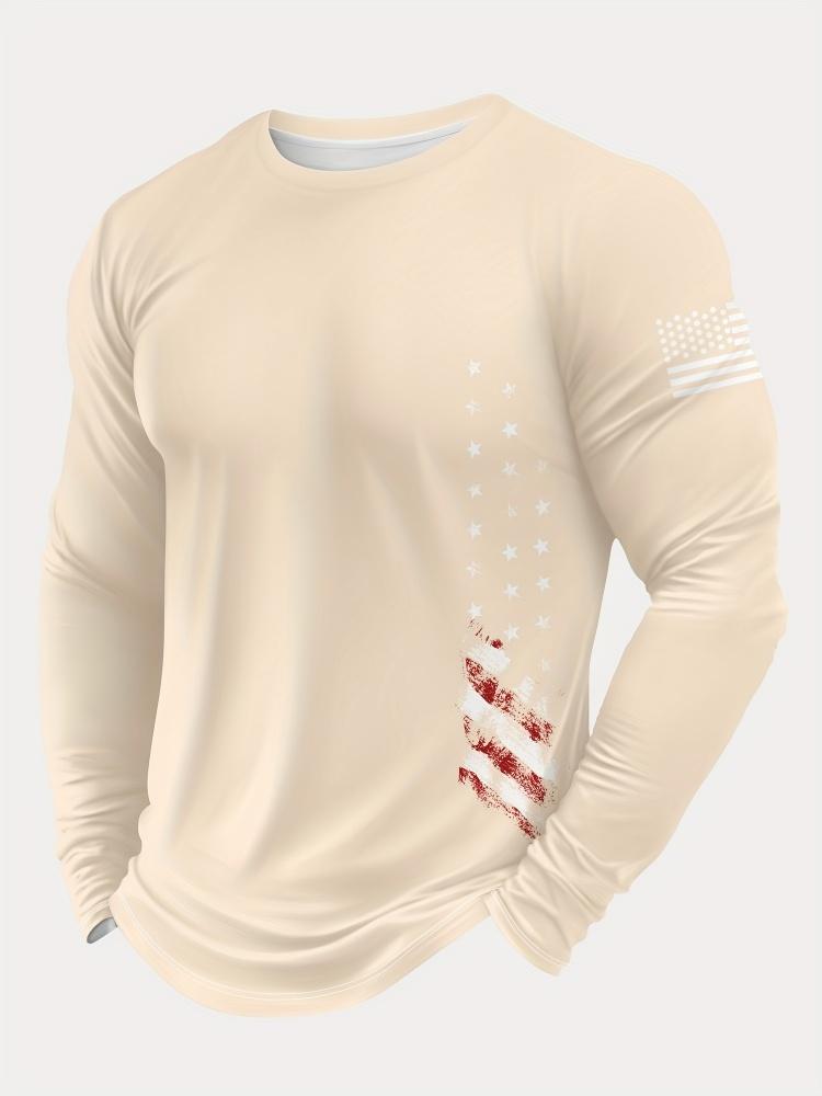 Los Angeles Graphic Men s Long-sleeved T-shirt Autumn Men s Fashion Comfort Sporty Style Simple and Loose Home Long-sleeved S