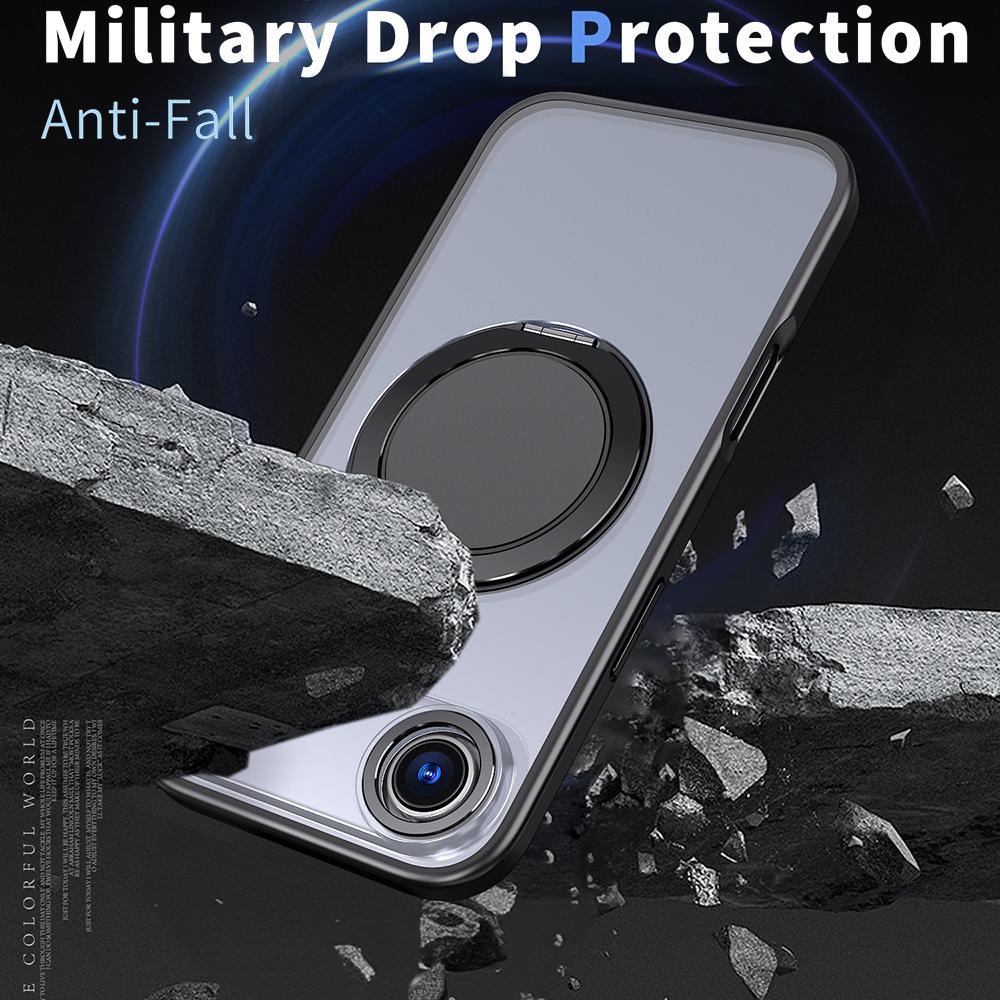For iPhone 17 Air Case Compatible with MagSafe TPU+PC Kickstand Phone Cover