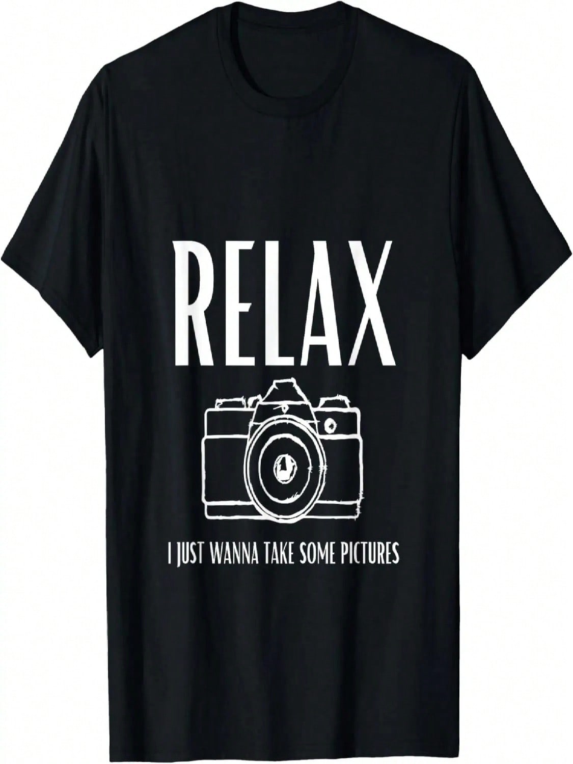 Relax _ I Just Wanna Take Some Pictures _ Jeffrey _ Camera T-Shirt S разноцветный