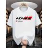 100% Cotton Men's Casual Loose T-shirt Breathable and Fashionable Letter Pattern Printed Short Sleeved Round Neck Top