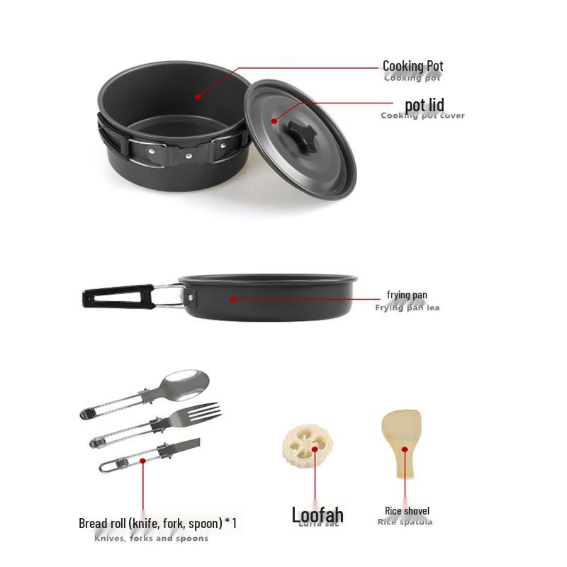 Hanlu DS-200 Outdoor Camping Cookware Set