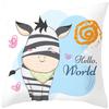 Cute Animals Printing Throw Pillow Case Home Decor for Sofa Bedroom Polyester Cushion cover Designer Funda Cojines x