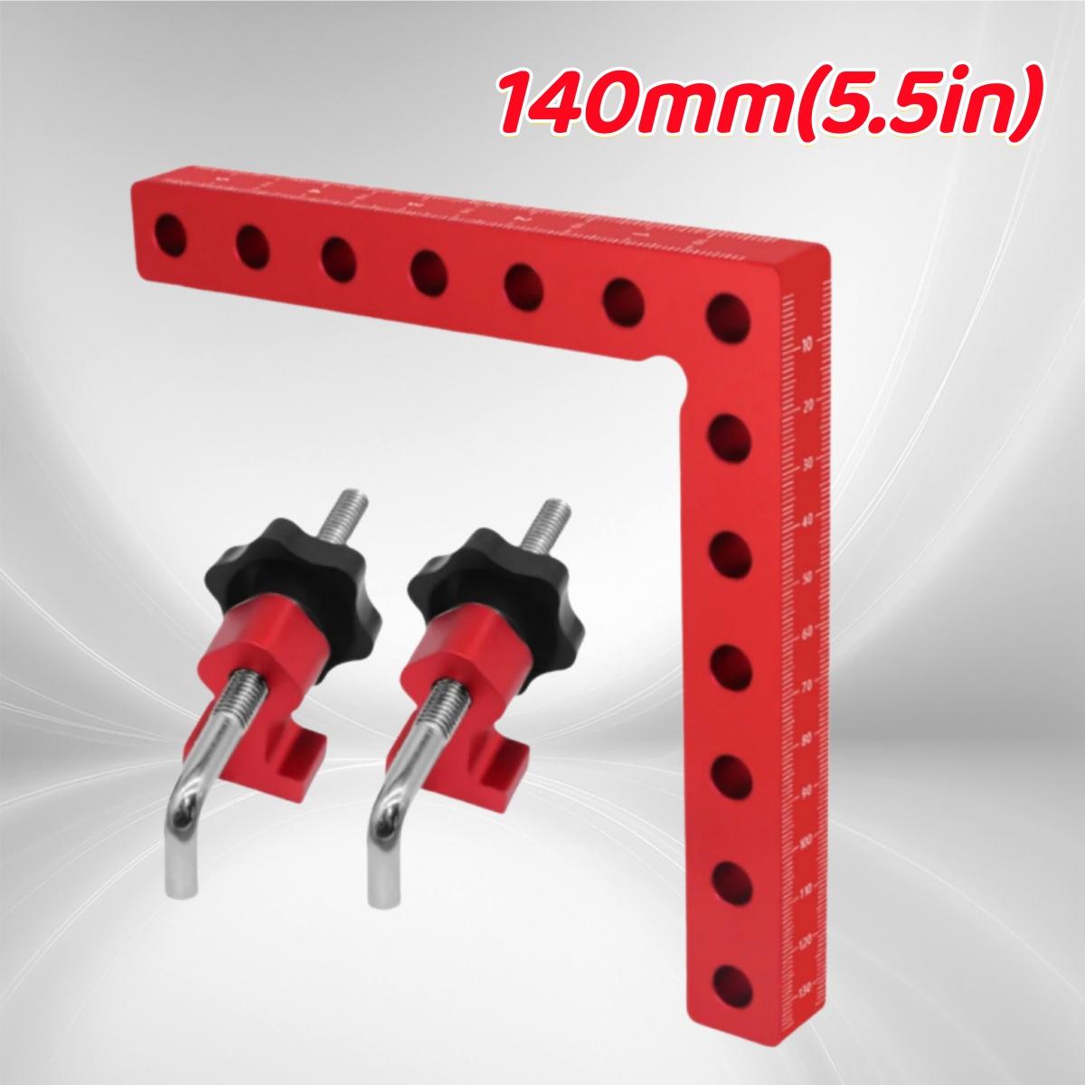 

Aluminum Alloy 90 Degree Positioning Woodworking Right Angle Corner Clamp Set, L Square Tool for Carpenter Cabinet Picture Frame