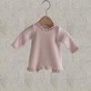 Koreansk babyvaffel-romper - Nyfødt- og småbarnsbody for vår/høst
