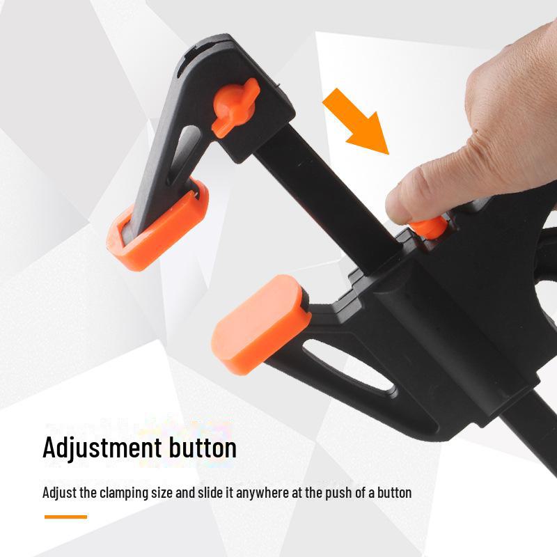 Adjustable Universal Woodworking G Clamp - Fast Grip for Wood Board Fixing