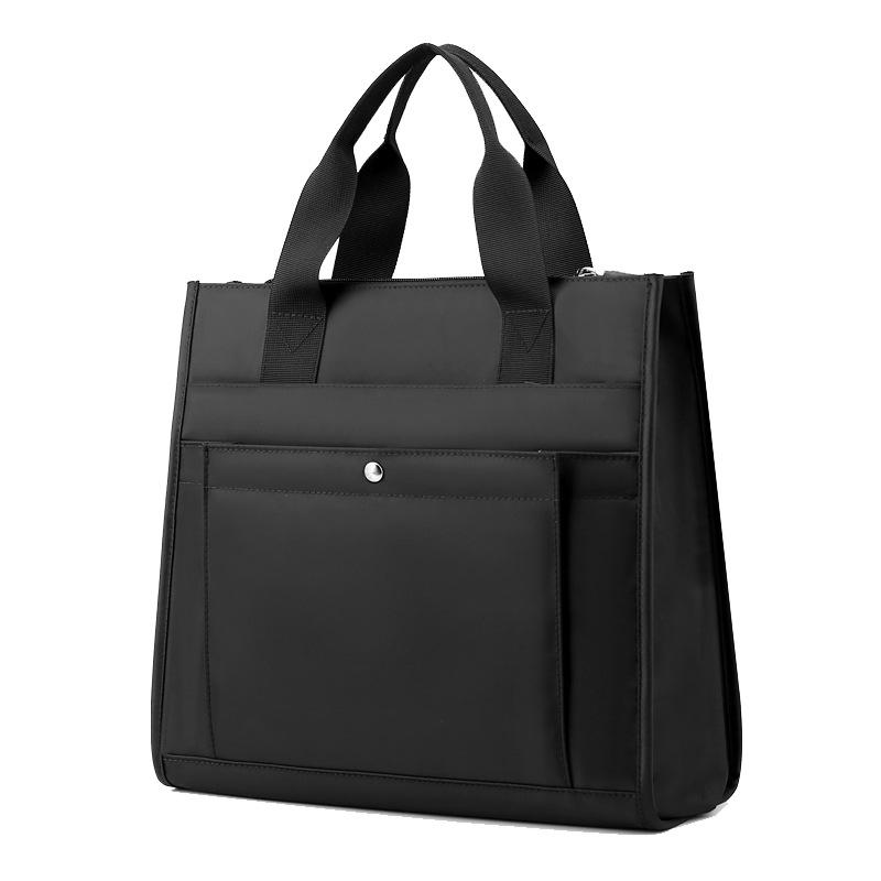 High-End Waterproof Briefcase & Handbag: Fashionable, Spacious Commuter and School Bag for Men and Women.