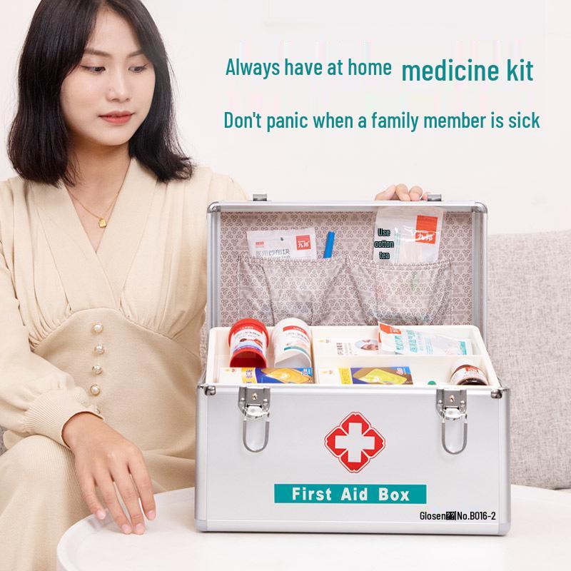 Family Pack Large Capacity First Aid Medicine Storage Box