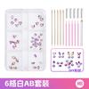 Dental Diamond Tooth Decoration, Tooth Diamond Tool Diy Set, Tooth Sticker, Diamond Love Horse Eye Decoration