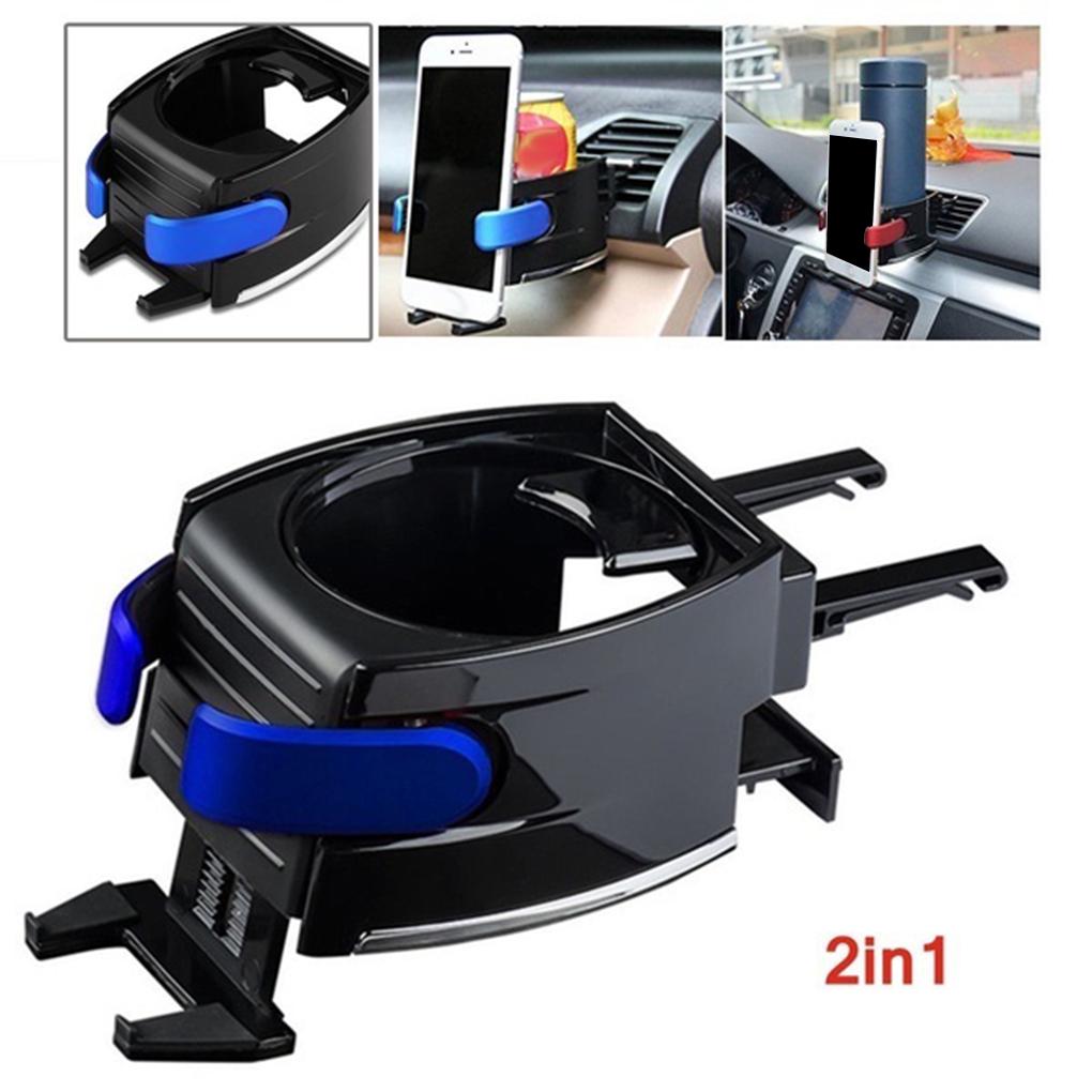 Car Cup Holder Outlet Air Vent Cup Rack Beverage Mount Insert Stand Holder Drink Bottle Stand Container Hook Rack Car