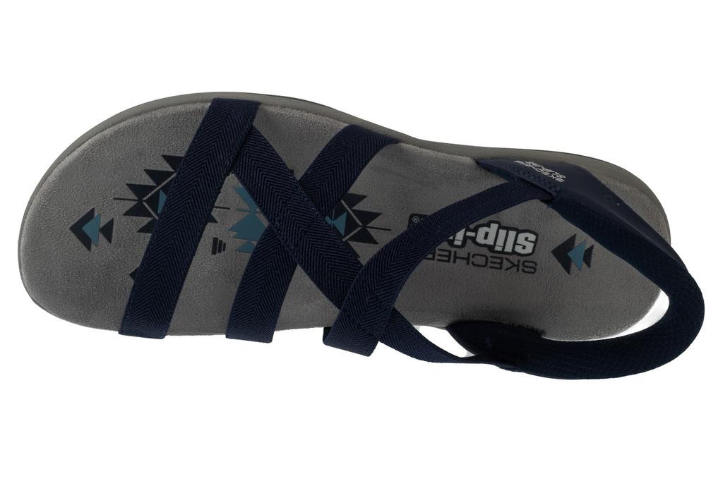 Skechers Slip-Ins: Reggae Slim - Stretch Flex, Womens Navy Sandals