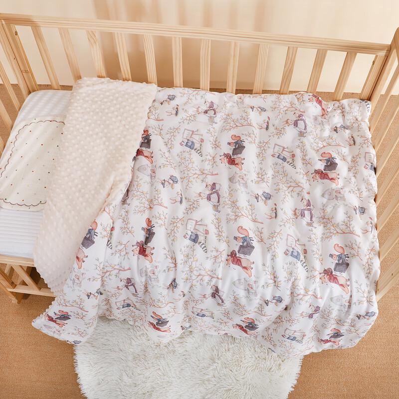 Oeny Bamboo Cotton Muslin Dot Kids Quilt