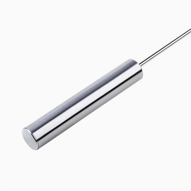 Frullino per le uova semiautomatico a pressione manuale Accessori da cucina in acciaio inossidabile Strumenti Utensili per crema autogiranti Frusta Miscelatore manuale