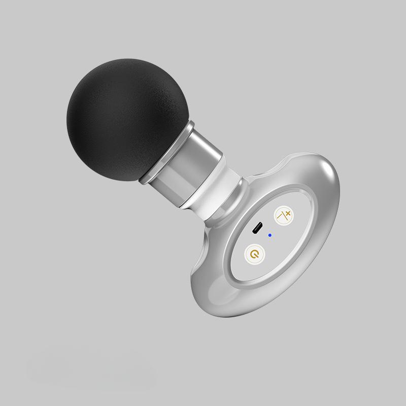Portable Mini Wireless Massage Gun Home Electric Sports Handheld Fascial Gun Body Deep Tissue Muscle Vibration Fitness Massager