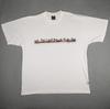 Vintage Newport Blaues Hemd Herren 2XL Weiße Palmen Klassische Autos Grafik T-Shirt