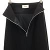 Unused SNIDEL Long Skirt Black Women Used