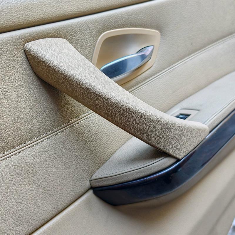 E90 E91 Car Inner Handle Interior Door Panel Pull Trim Cover Black Beige For BMW 3 Series E92 316i 318i 320i 2005-2011