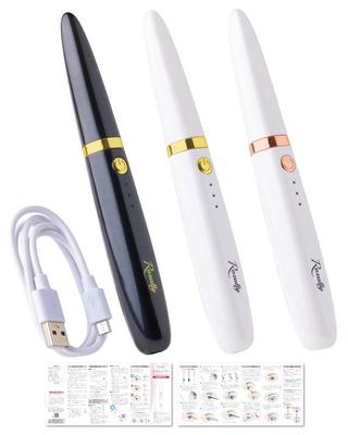 [Supervised by Eyelist] Hot Buller Hot Curler Eyelash Curler Hot Buller Eyelash Eyelash Curl Rechargeable White X Rose Gold