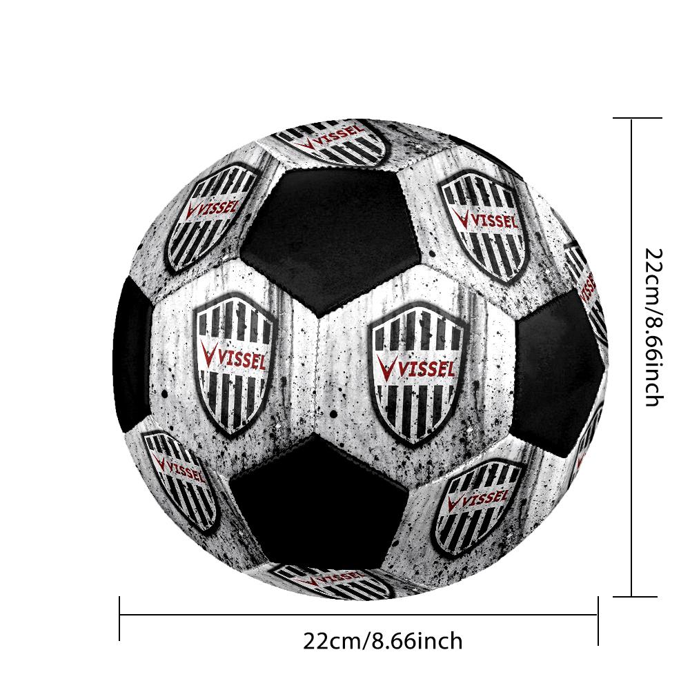 РАЗМЕР 5 Футбольный мяч Vissel Kobe Цветной Для всех возрастов Машинная строчка ПВХ Готов к соревнованиям Прочный Высокоэластичный